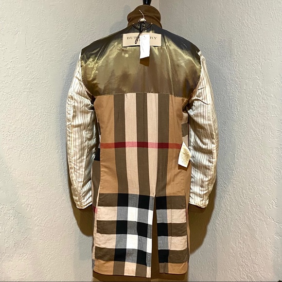 NWT Burberry Brit Men's Brown Chesterfield Virgin Wool Car Coat, XS - Picture 11 of 16